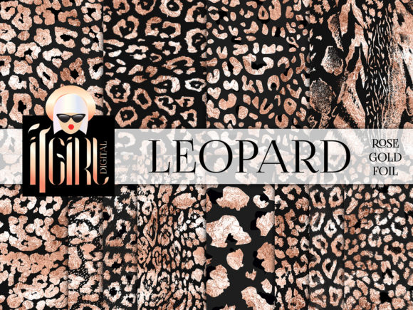 Download Rose Gold Glam Leopard Pattern - Leopard pattern Collection