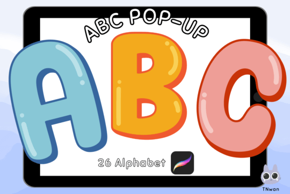 Download Alphabet Procreate Brush Stamp Letters - Alphabet Collection