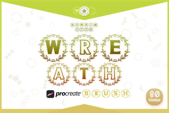 Download Procreate Brush Wreath Floral Alphabet - Alphabet Collection