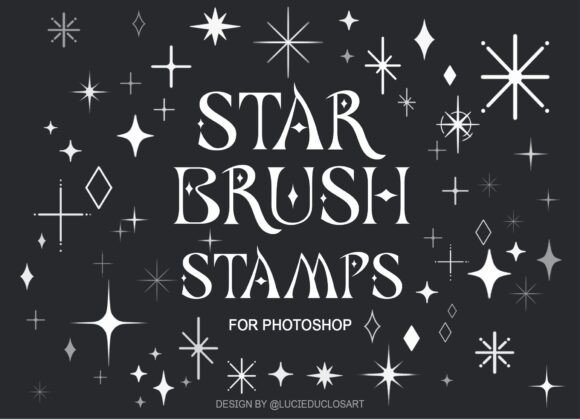 Download Star Brush Stamps Photoshop - Star Collection