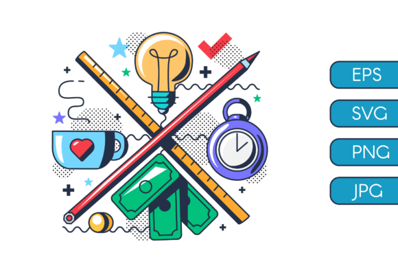 Download Business Startup Project Illustration - Star Collection