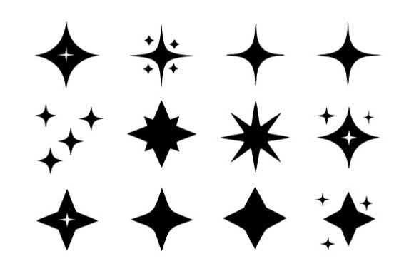 Download Stars Svg Bundle, Sparkle Star Svg - Star Collection