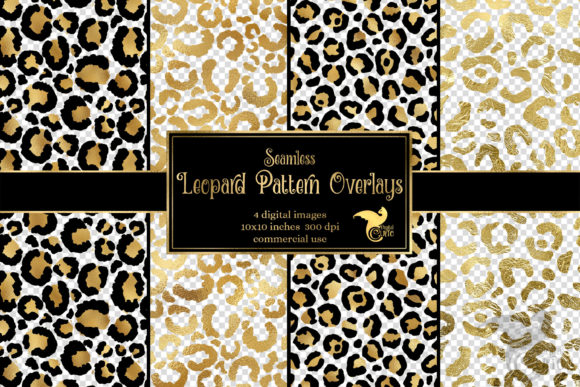 Download Gold Leopard Pattern Overlays - Premium Resources