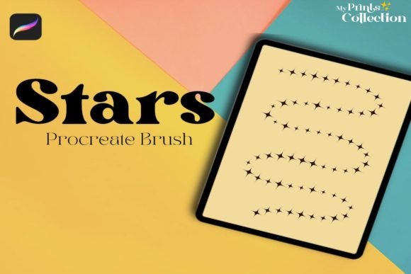 Download Stars Single Procreate Brush - Star Collection