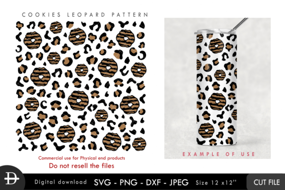 Download Cookie Leopard Pattern Cut File - Leopard pattern Collection